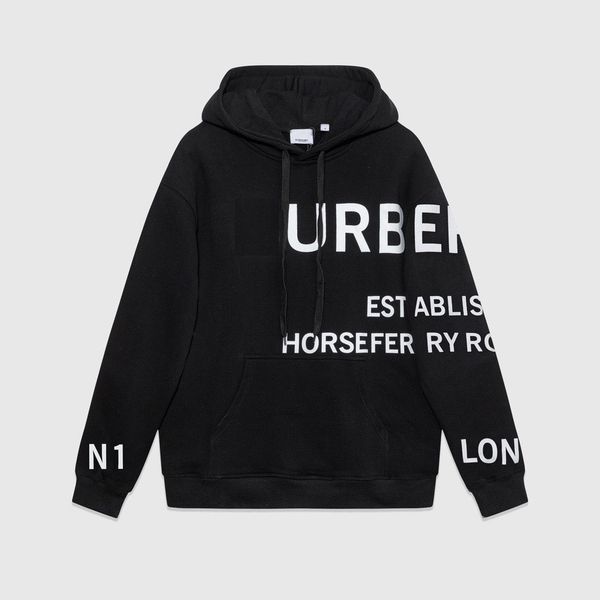 

designer hoodies for men women pullover hoody sweatshirt letter printed long sleeve crewneck loose hooded sweater white black cotton streetw