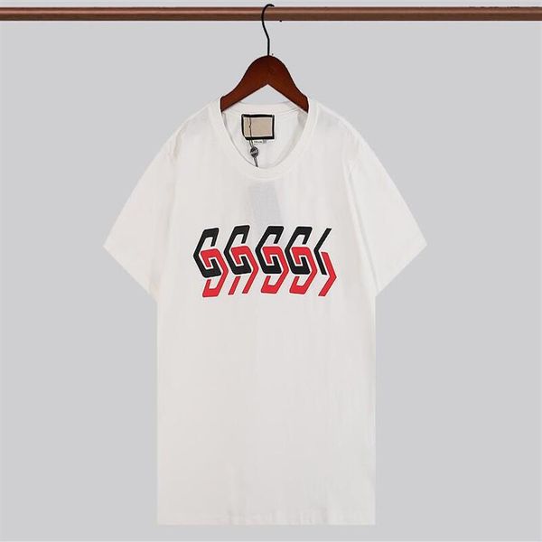 

realfine t shirts 5a 616036 cotton jersey t-shirt with mirror print for men's tees & polos women size s-xxl2230, White;black