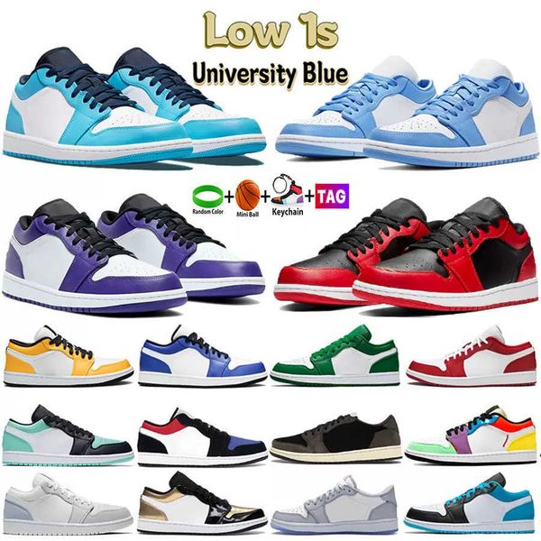

2022 og jumpman 1s low men basketball shoes electro orange obsidian unc hyper royal university blue court purple royal pine green women