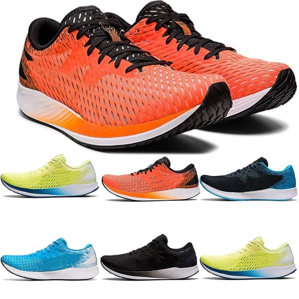

designer aaicses running shoes sneakers men orange yellow triple white black asic hyper speed cactus barely rose light bone anthracite men w