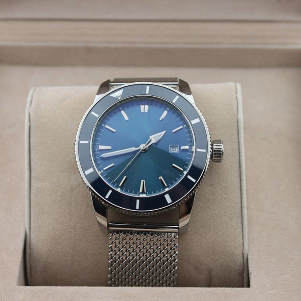 

luxury designer men's watch classic style automatic stainless steel fashion watch, Slivery;brown