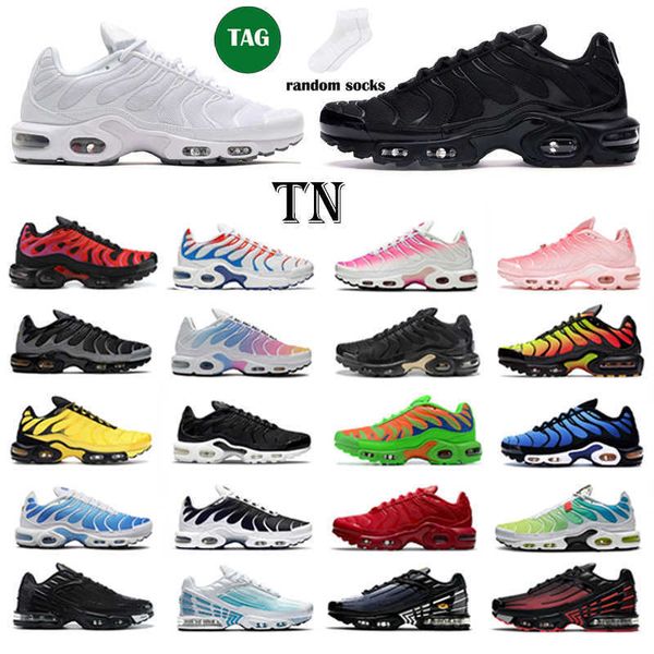 

men tn plus 3 running shoes women triple white black red laser blue furry oreo plus tennis breathable mens trainers outdoor sports sneakers