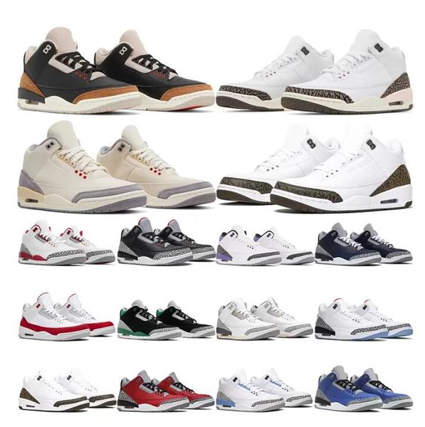 

jumpman racer blue 3 3s basketball shoes mens cool grey a ma maniere unc fragment court purple denim red black cement pure white seoul