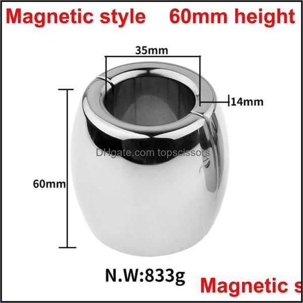 

other health beauty items cockrings height 30/40/60mm stainless steel testicle ball stretcher scrotum cock ring metal locking pend dhtku