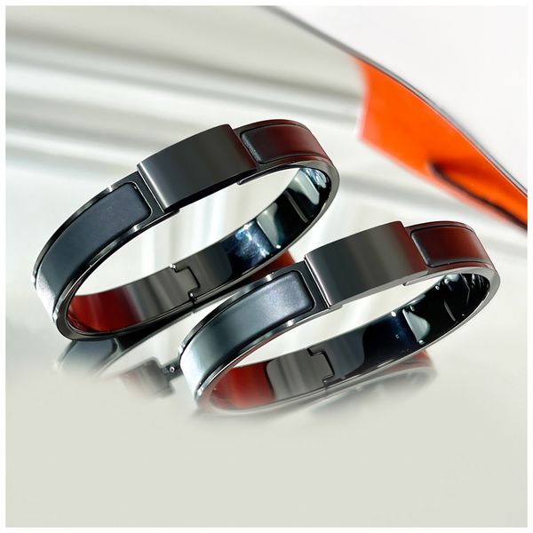 

h bracelet cool bracelets for men cuff bangle trendy braclets manner armband bangles women mom braclet pulsera plata hombre bracciale uomo s, Black