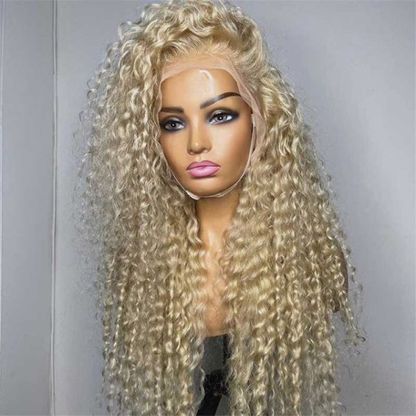 

headwear accessories ash platinum 613 curly human hd frontal for women raw virgin cuticle aligned hair transparent lace wigs