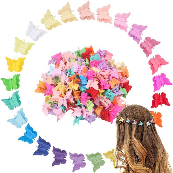 

new girls cute small hair clips colorful flower star crown hair claws kawaii color hairpins kids sweet fashion accessories, Golden;silver