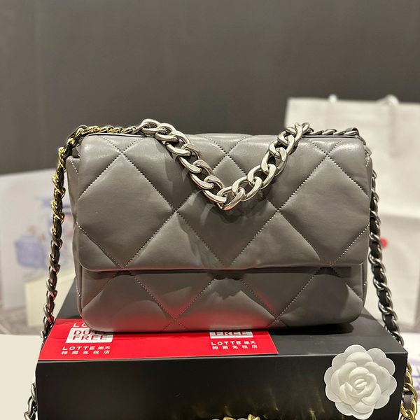 

designer channel bags for women black cc handbag leather chain slant shoulder clutch flap totes bag double letters solid hasp waist square s