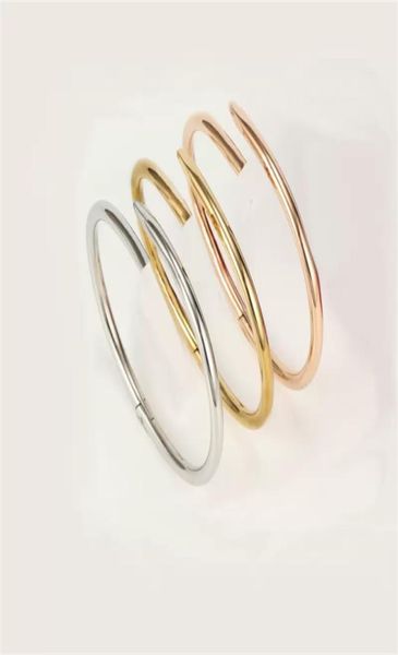 

screw nail bracelet charm bangle silver gold stainless steel jewelry thanksgiving valentines day party wedding custom womens mens 7604469, Black