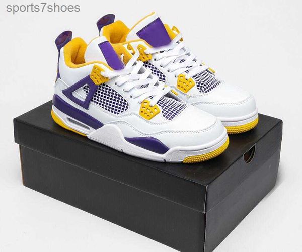 

retro shoes running trainers sports sneakers basketball 4s white purple yellow 4 nrg raptors mens gs se og