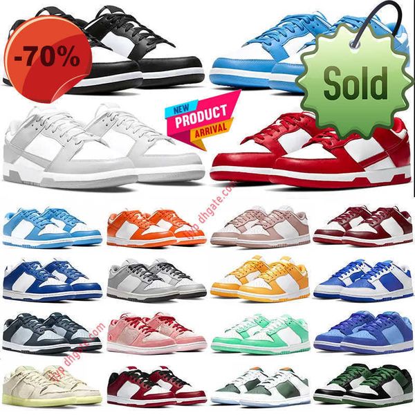 

men og women sb dunks running casual shoes white black panda unc georgetown green laser orange syracuse chunky green glow