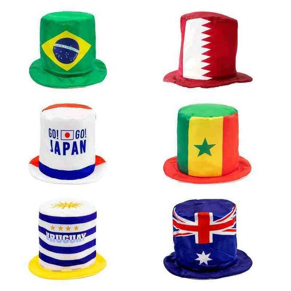 

world cup men's hat baseball cap qatar fan polyter suppli cheer prop 2023, Blue;gray
