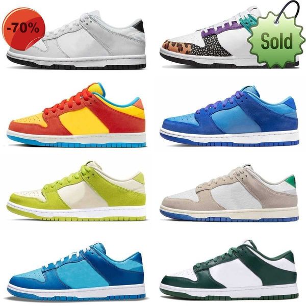

sb designers casual sports shoes animal dunkes paisley unc blue pn dust women men trainers union low bart simpson green