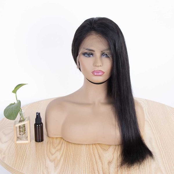 

headwear accessories brazilian 360 front virgin human hair 13x4 13x6 hd t part pre pluck lace frontal wigs for black women