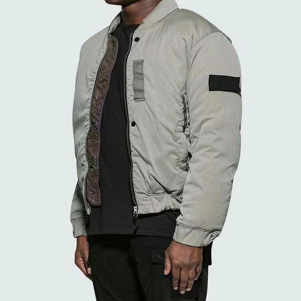 

men's jackets brand men's toney parkas winter stand collar 3m reflective strip casual cotton suit high street and wo parka size m-, Black;brown