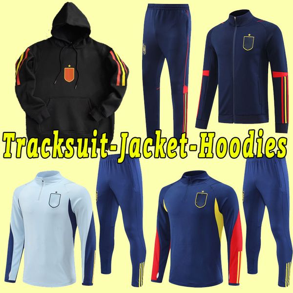 

2022 spain pedri soccer jersey ferran torres morata gavi 2023 football shirt ansu fati koke azpilicueta 22/23 long sleeve tracksuit jacket h, Black;yellow