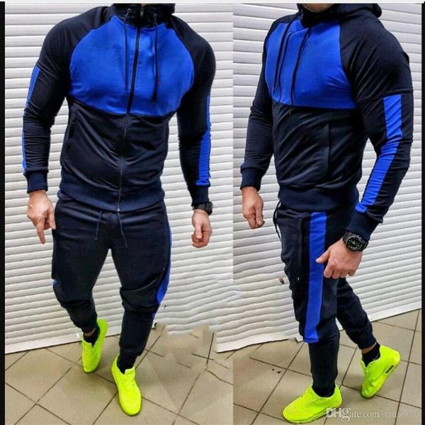 

new winter designer tracksuit men luxury sweat suits autumn brand mens jogger suits jacket pants sets sporting women suit hip ho211f, Gray