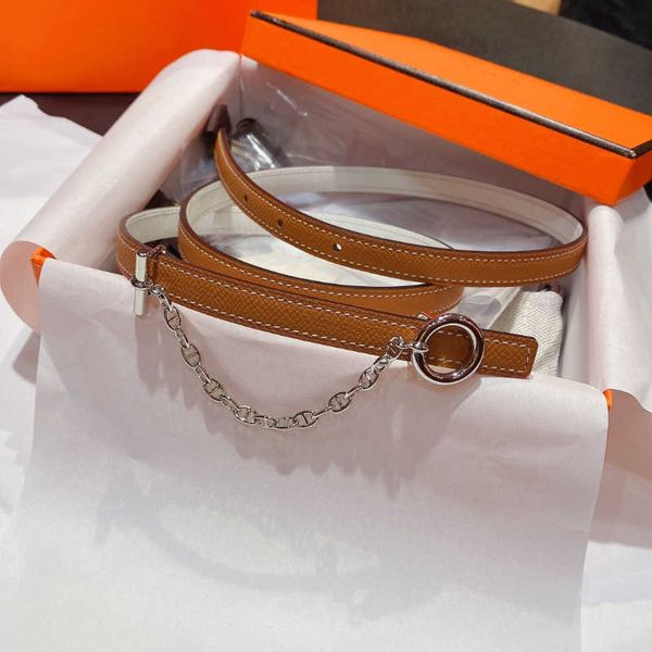 

luxury designer belt ladies summer dress casual fashion business designer belt metal buckle chain leather belt, Black;brown