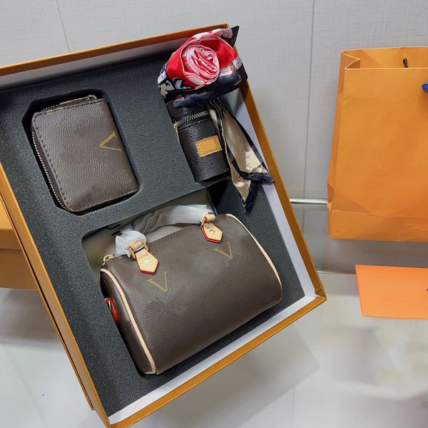 

designer handbag 3pcs bag totes luxury brand crossbody shoulder real leather purse lady handbags women bags wallets duffle luggage by brand