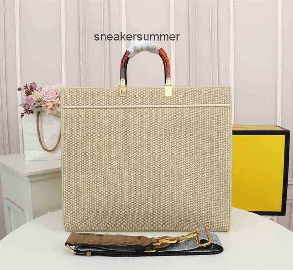 

fend designer handbags luxury shopping bag women fashion one-shoulder messenger bags amber handle design large portable handbags li66