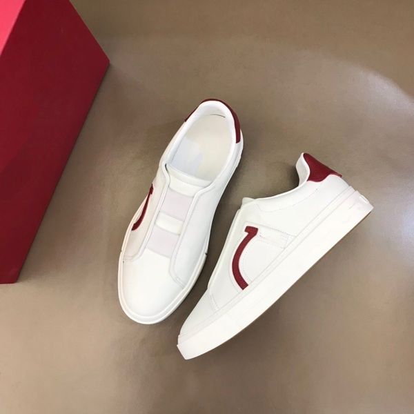 

desugner men shoes luxury brand sneaker low help goes all out color leisure shoe style up classare us38-45 mkjkkp0000001, Red;white