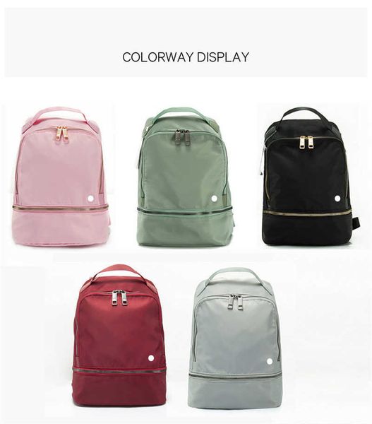 

5 color high-quality outdoor bags student schoolbag backpack ladies diagonal bag new lightweight backpacks lu-2215