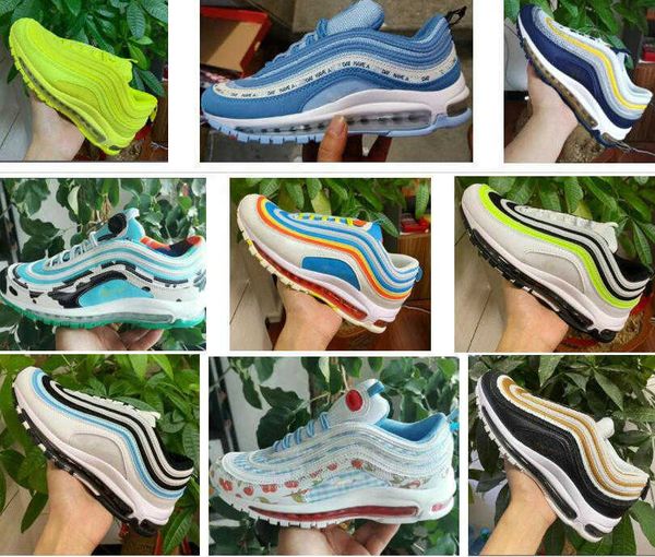 

brand shoes fashion og running triple black white metallic gold silver bullet neon seoul slime halloween undftd university red sunburst spor, White;red