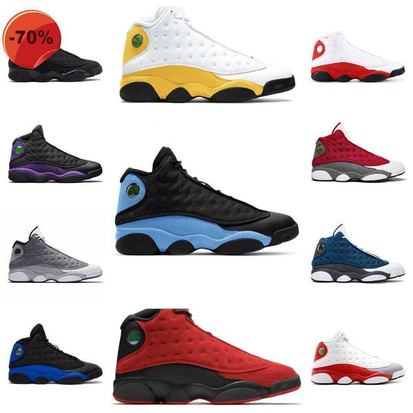 

13s jumpman high university blue mens basketball shoes 13 french brave blue del sol obsidian flint court purple starfish black cat bred men