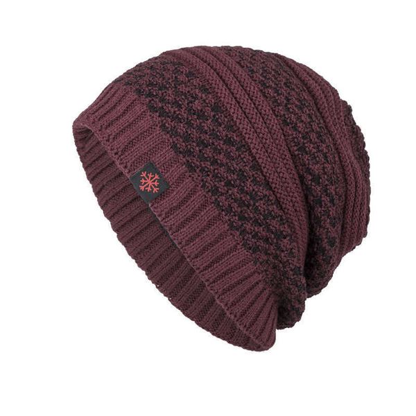 

mens women hats hip-hop style outdoor winter keep warm windproof caps handmade thicken knitted snow caps beanie 2022, Blue;gray