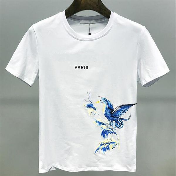 

men designer t shirts luxury clothes summer street wear fashion men cotton sports tshirt casual mens tee t-shirt white black 2614