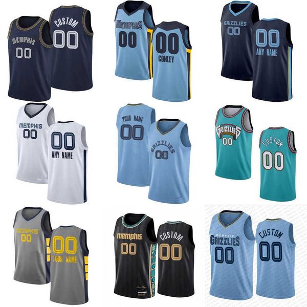 

memphis''grizzlies''custom men women youth 7 santi aldama 46 john konchar 3 jake laravia 2 xavier tillman 1 kennedy chan, Black;red