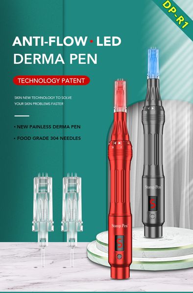 

jome beauty drpen mesotherapy mesopen derma pen face massager with 1/3/5/7/9/12/36/42/nano micro needle cartridge for mym dr pen m5/m7/n2