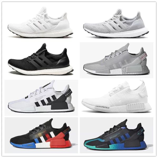 

designers r1 v2 dazzle camo men women running shoes white speckled core black gradient neon aqua yeezies yezzies tones mexico city munich ol