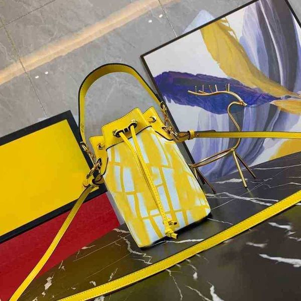

handbags fend designer luxury canvas bucket bag bright multi color three dimensional handbag messenger tote fashion brand bags crossbody 797