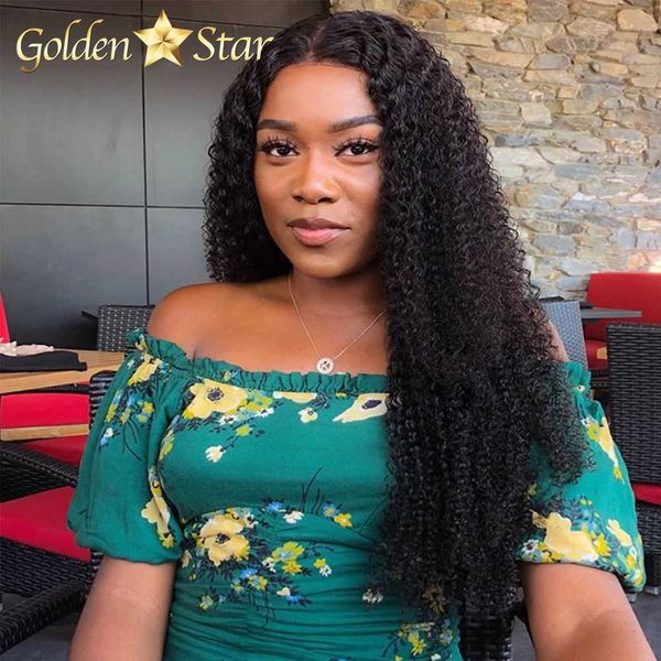 

headwear accessories gd 13x4 13x6 curly blend front human lace pre plucked hairline t part wigs