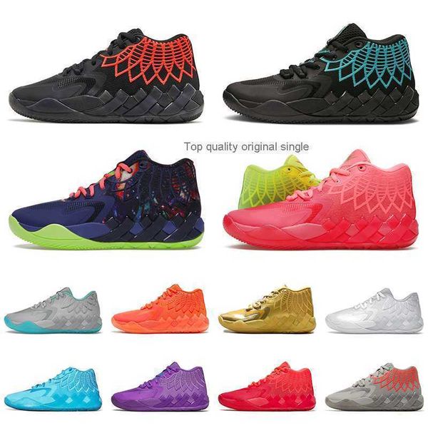 

professional lamelo ball 1 mb.01 basketball shoes black blast buzz city galaxy mens trainers lo ufo not from here queen city rick and morty