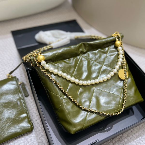 

designer channel bags for women black cc handbag leather chain slant shoulder clutch flap totes bag double letters solid hasp waist square s