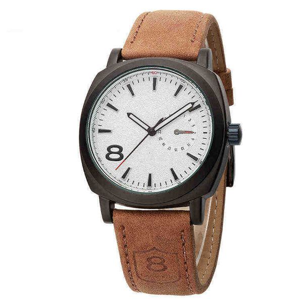 

huiya06 men grade marine dial automatic galaxy sea wolf steel watch, Slivery;brown