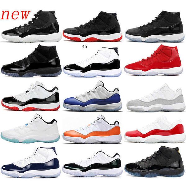 

basketball shoes sports sneakers metallic silver legend blue withe bred navy gum 25th anniversary 11 11s men women low wmns concord 45