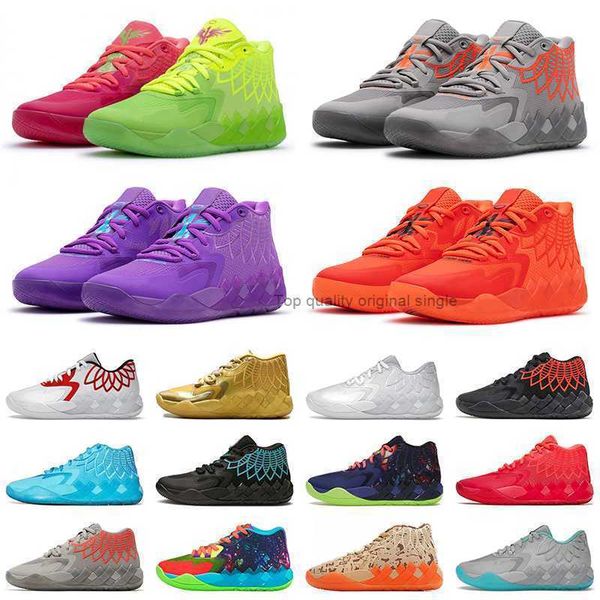 

fashion mb.01 basketball shoes outdoor rick and morty purple cat galaxy mens lamelo ball 1 sneakers trainers beige queen city not from here