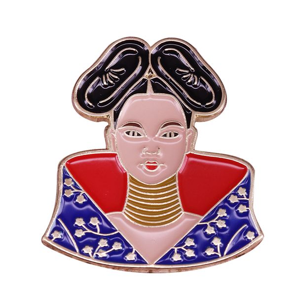 

bjork badge homogenic music pin pop culture brooch gorgeous art jewelry, Blue