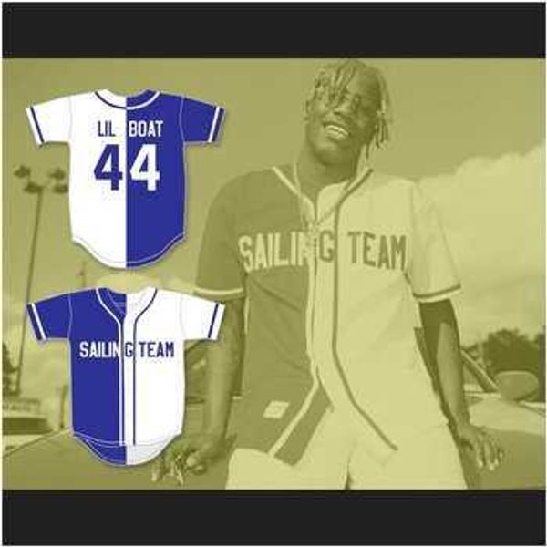 

baseball jerseys custom lil yachty lil boat 44 sailing team red blue black green white baseball jerseys any name and number