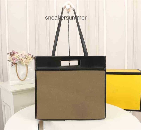 

fend designer handbags ladies tote bag luxury fashion shopping bags handle canvas large capacity portable handbags crossbody shoulderbag
