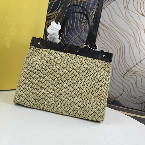 

handbag designer bags quality weave tote bag lady straw shopping bags women large crossbody handbag classic special twist lock
