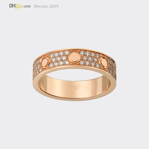 

carti ring designer rings love ring diamond-pave wedding rose gold band women/men luxury jewelry titanium steel gold-plated never fade not a, Silver