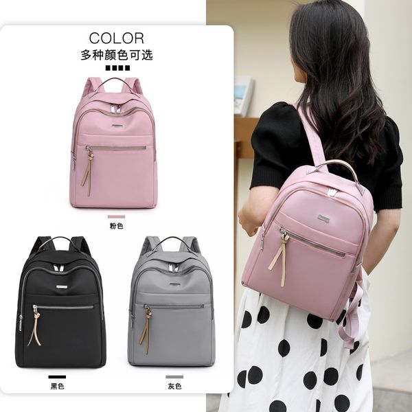 

women backpack style canvas oxford fashion casual bags small girl schoolbag business lapbackpack charging bagpack rucksack sport&outdoor pac
