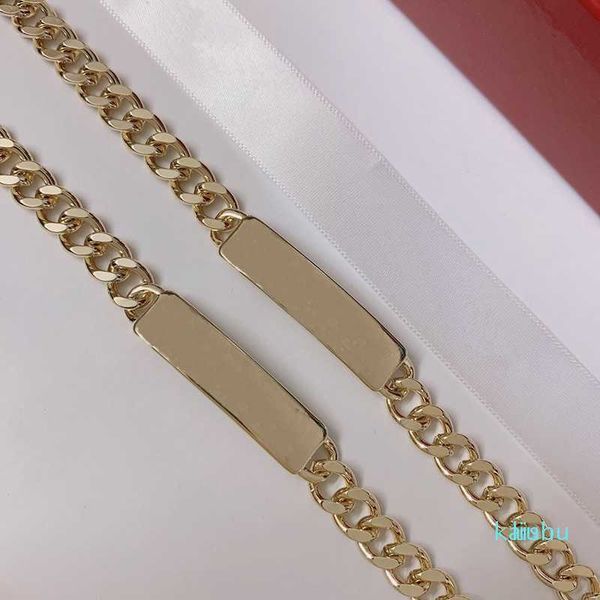 

bracelets chain jewelry european and american fashion set hip hop women's men's accori thick choker necklace hand catenary, Black