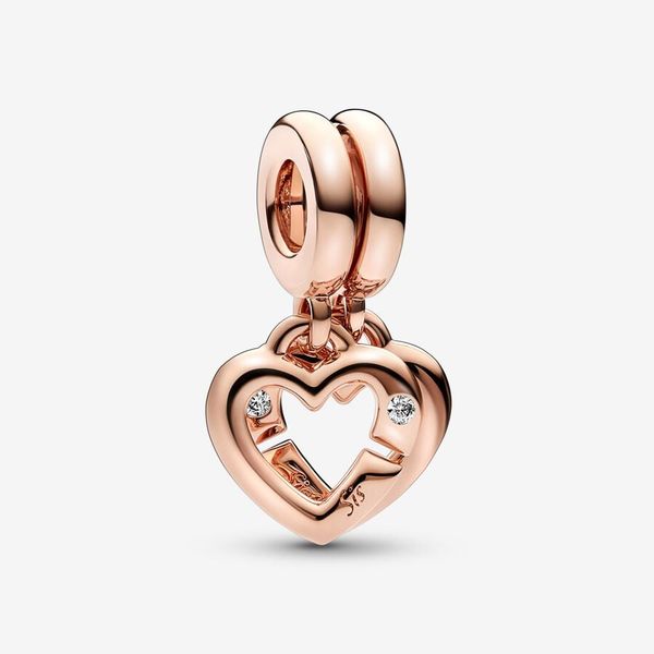 

star diamond pendant charm snowflake flower love beads gift jewelry diy fit pandora bracelet, Bronze;silver