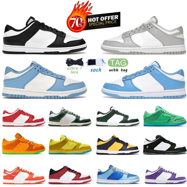 

wholesale dunks low running shoes sb mens womens blue paisley panda black white grey fog syracuse brazil triple pink outdoor sports sneakers