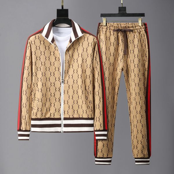 

mens designer tracksuits suit two pieces sets for menjogger classic letter print hip hoptracksuits, Gray